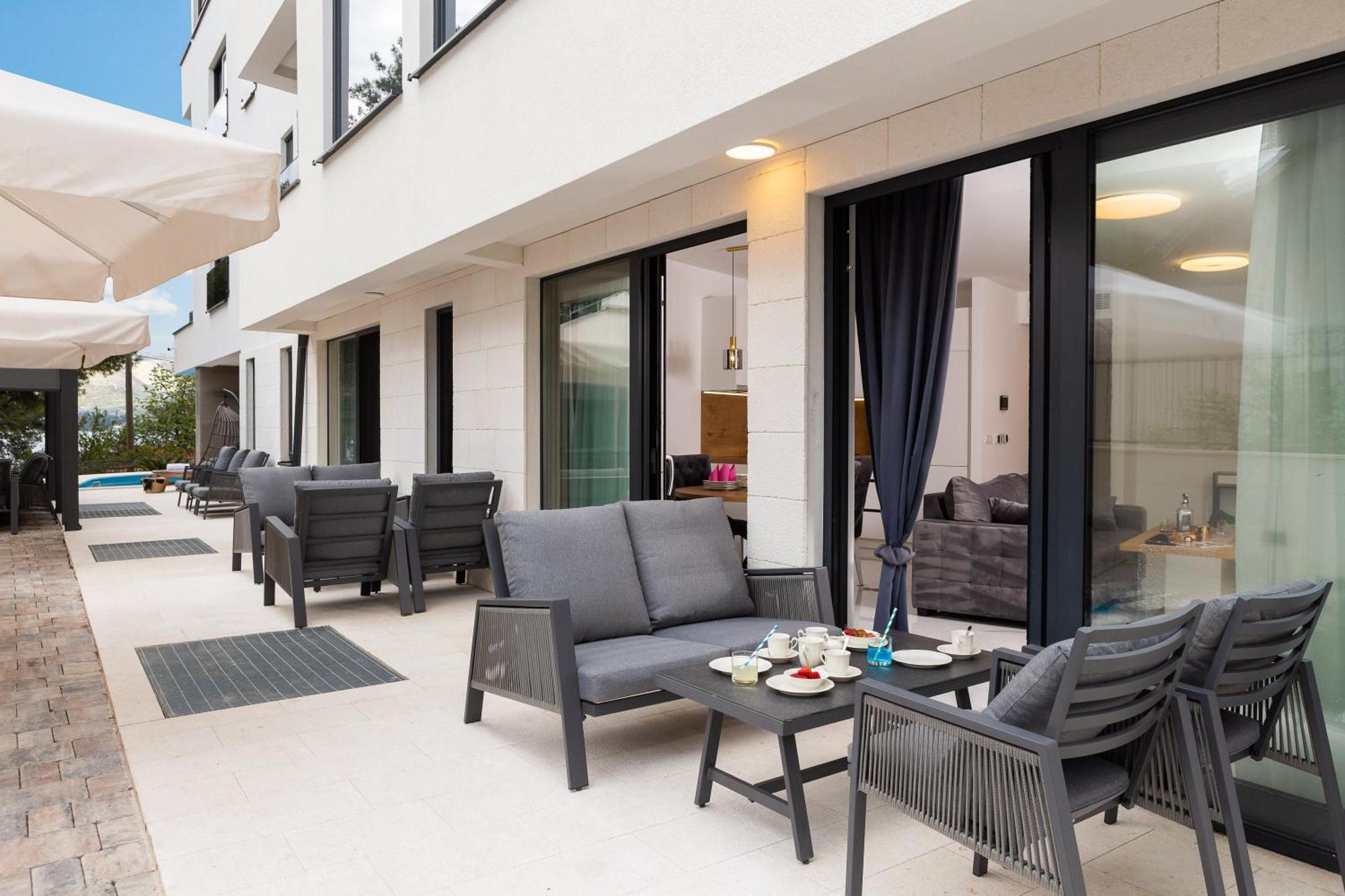 Beach Villa Valentina Trogir Værelse billede