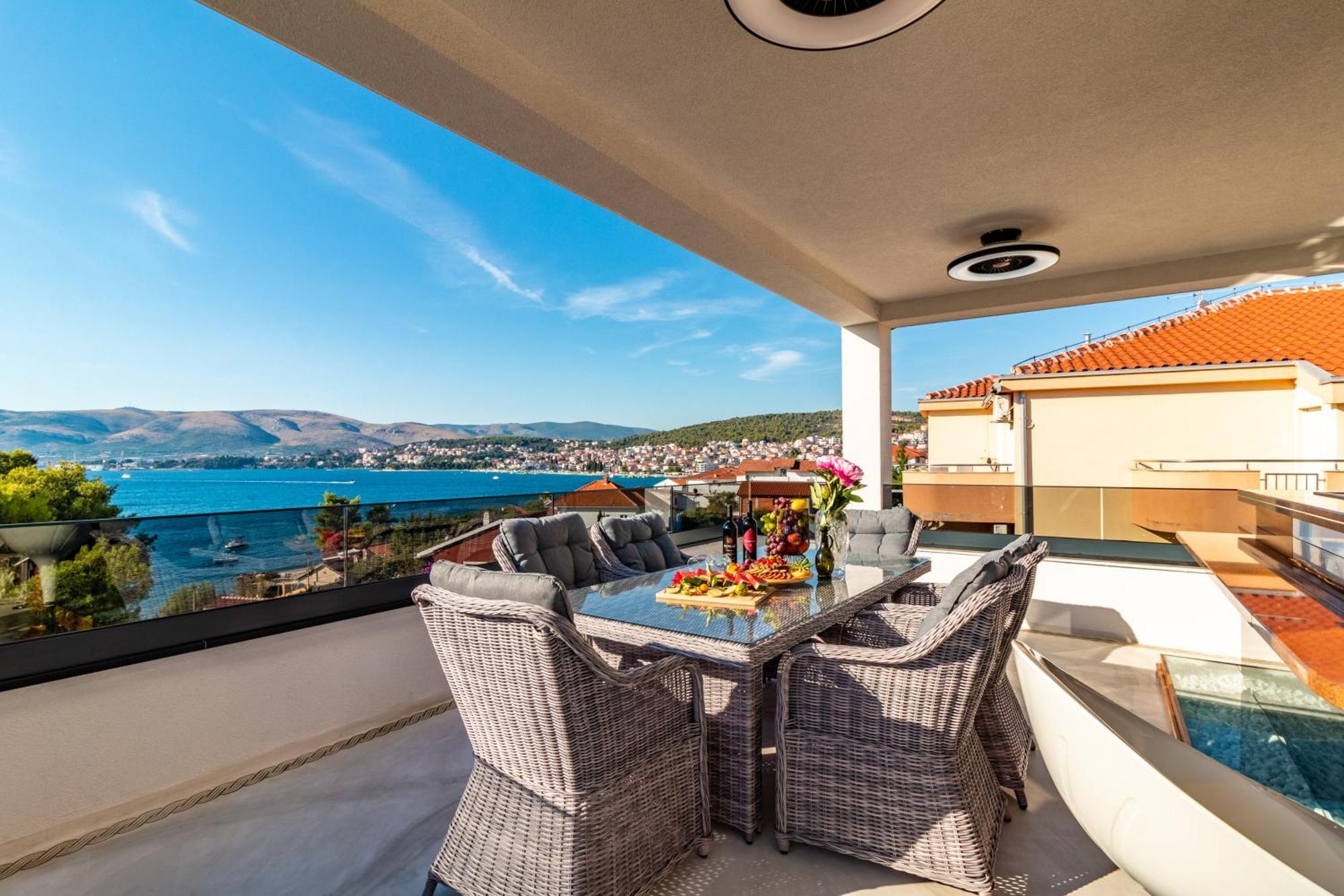 Beach Villa Valentina Trogir Værelse billede