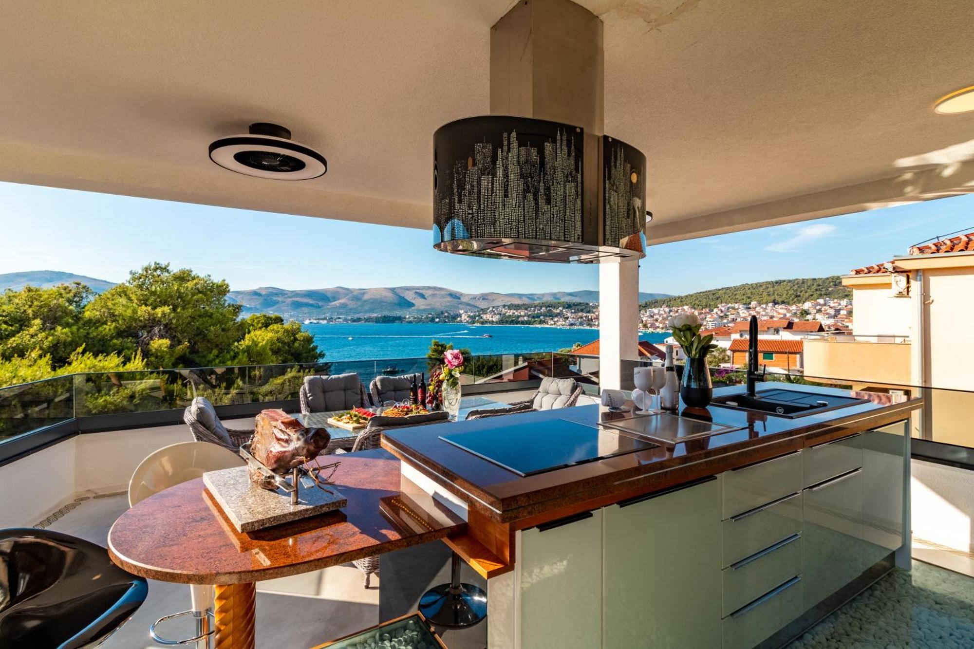 Beach Villa Valentina Trogir Værelse billede