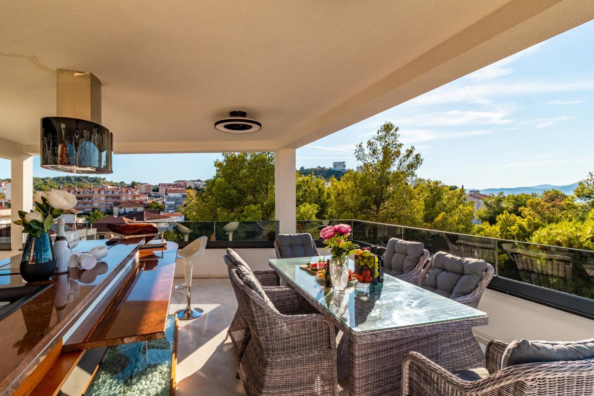 Beach Villa Valentina Trogir Værelse billede